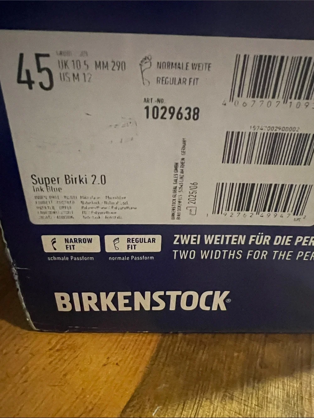 Birkenstock Men’s Ink Blue EVA Clogs Super Birki 2.0